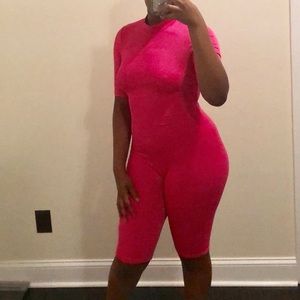 Fashion Nova Pink Romper